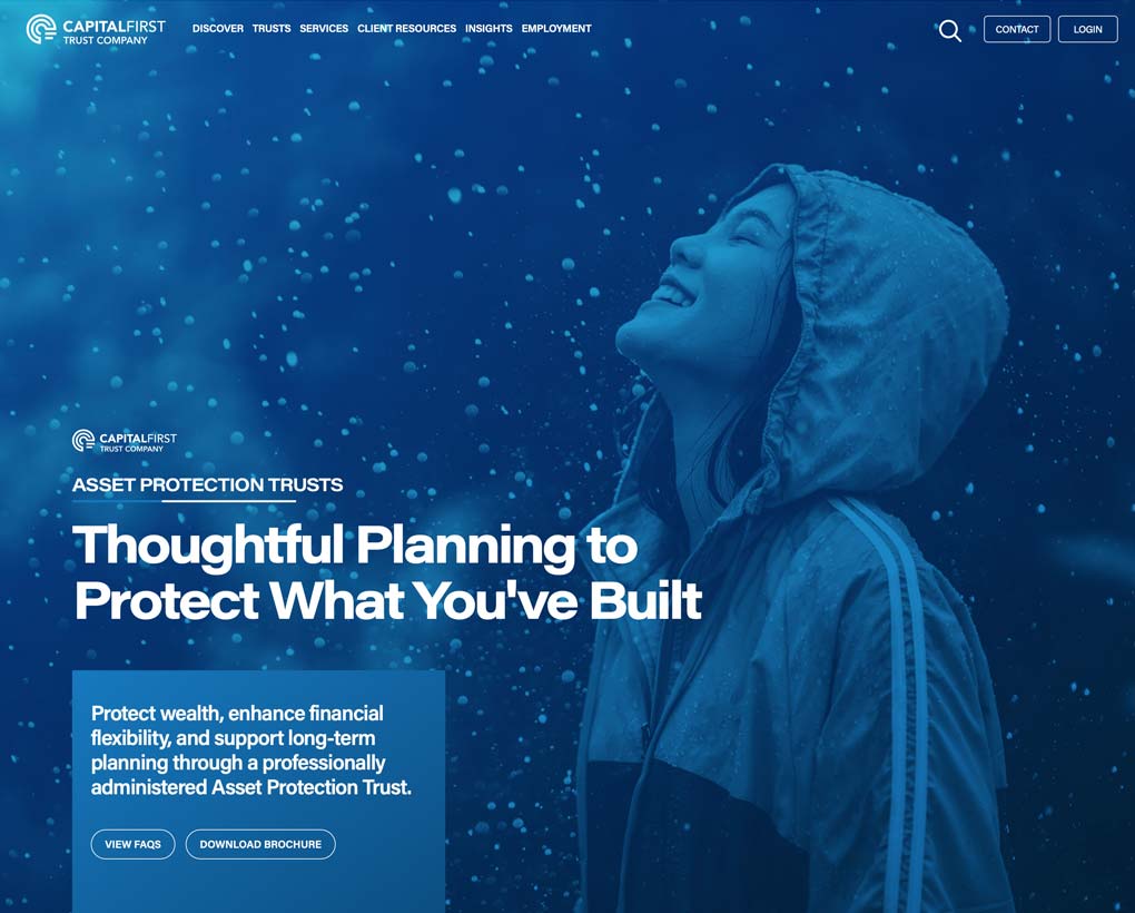 Capital First Trust Website