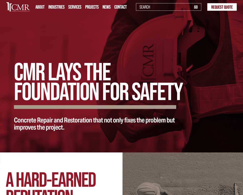 Concrete Masonry Restoration Website