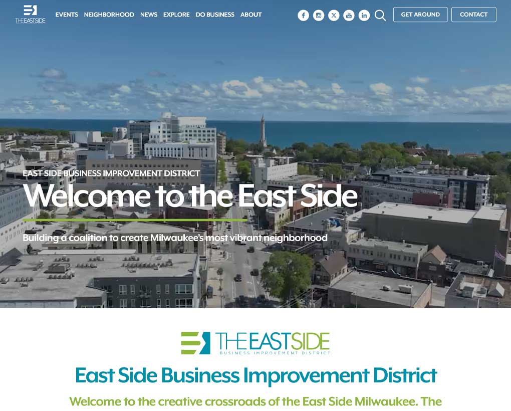 East Side Business Improvement District Website
