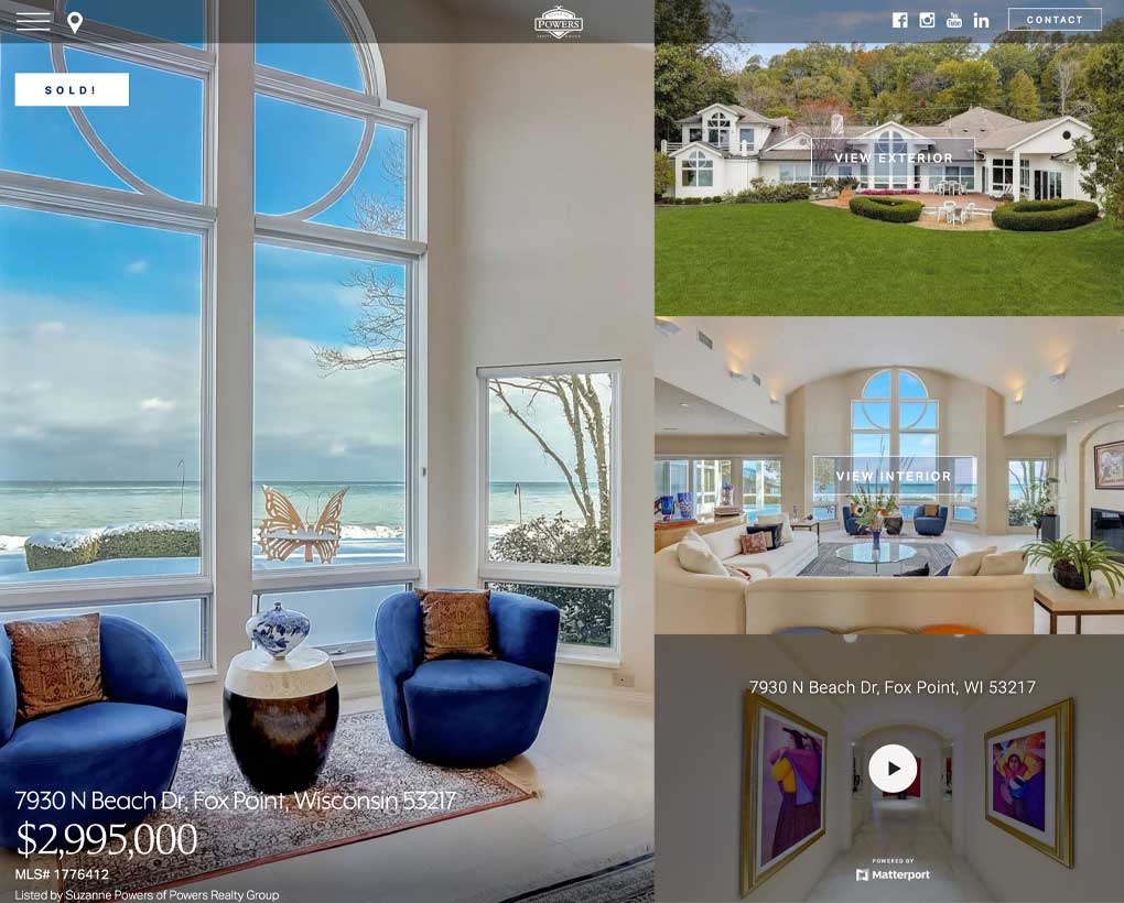 Powers Luxury Homes Website
