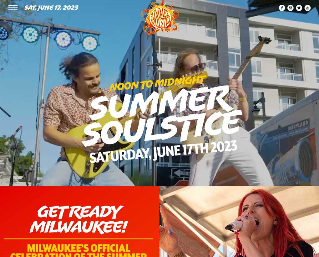 Summer Soulstice Music Festival Website