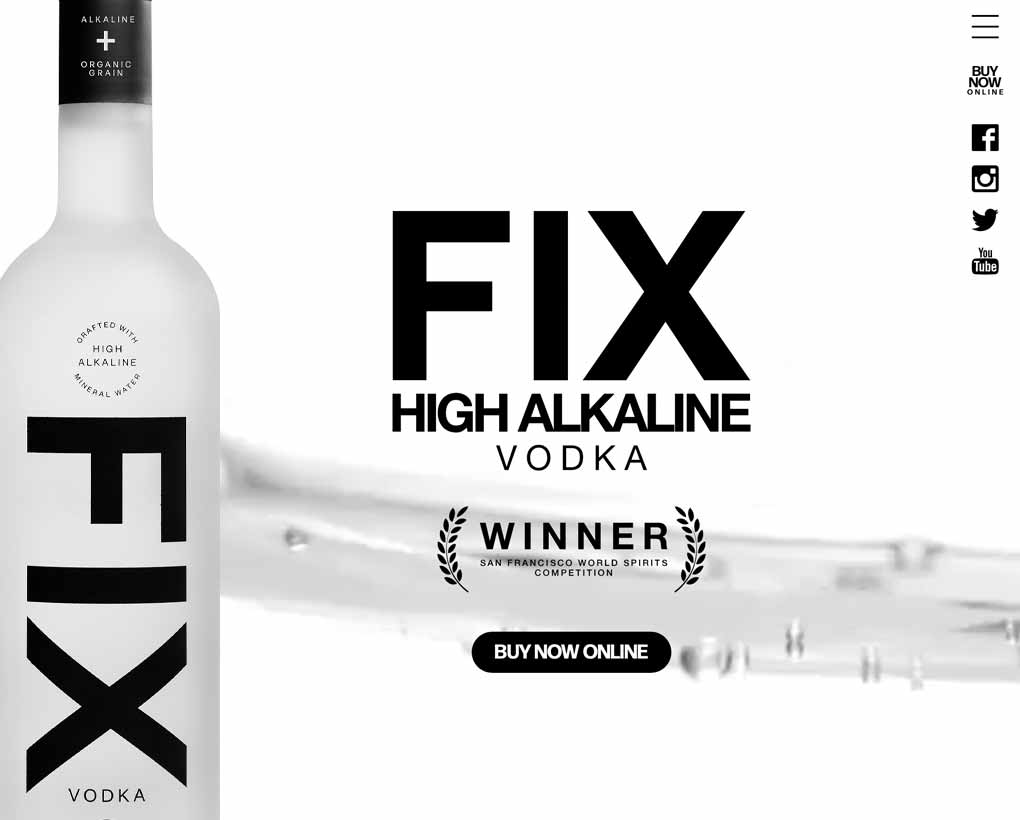 Fix Vodka Website